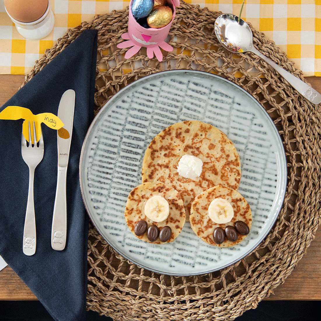 TEDDY children's cutlery set 3-piece