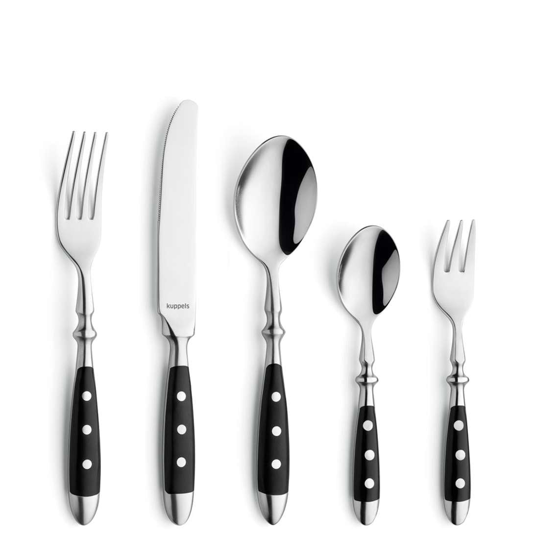 COUNTRY cutlery set 30-piece black
