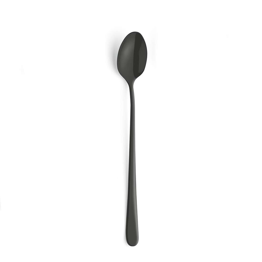 AUSTIN long drink/latte macchiato spoon set, 6 pieces, PVD black
