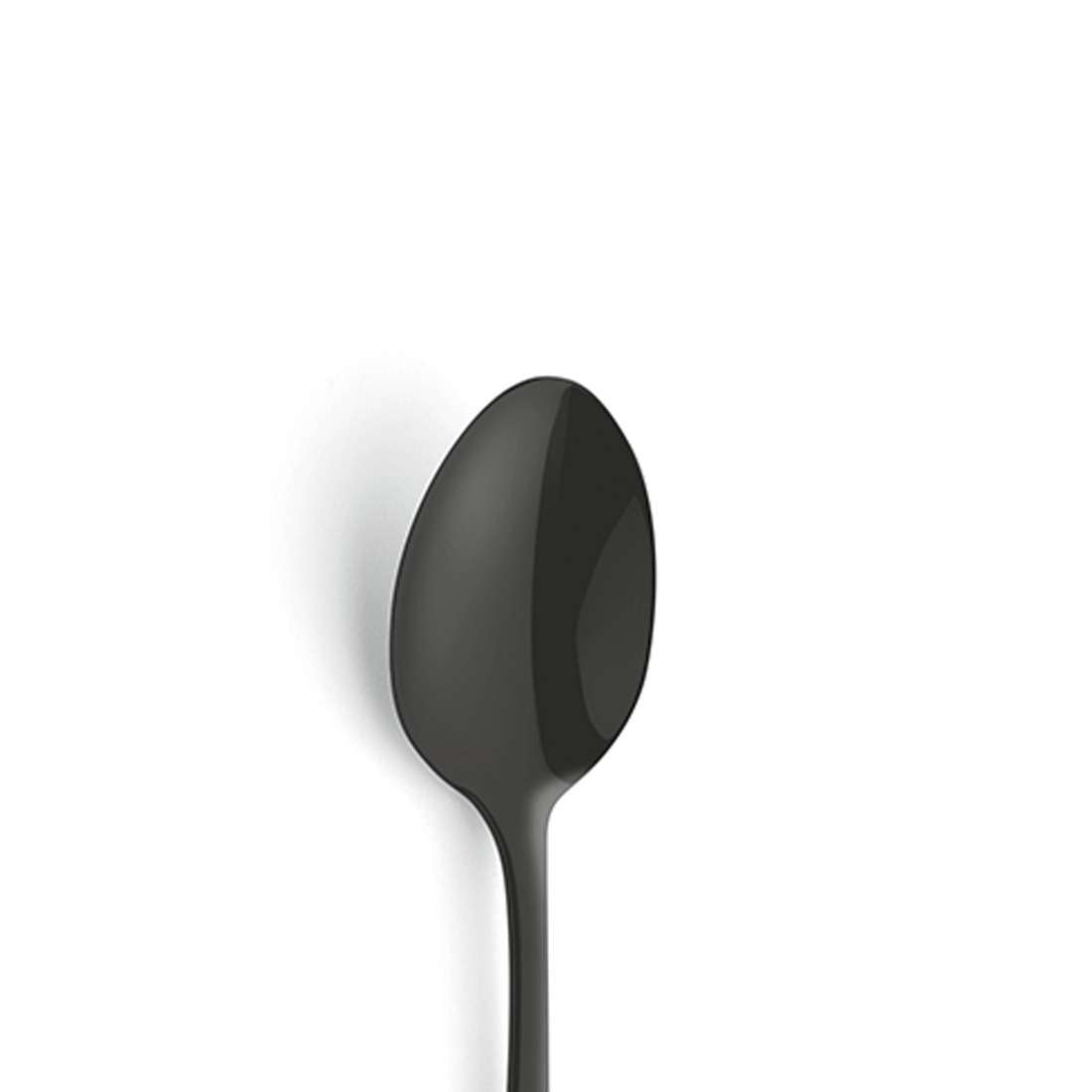 AUSTIN mocha/espresso spoon set, 6 pieces, PVD black