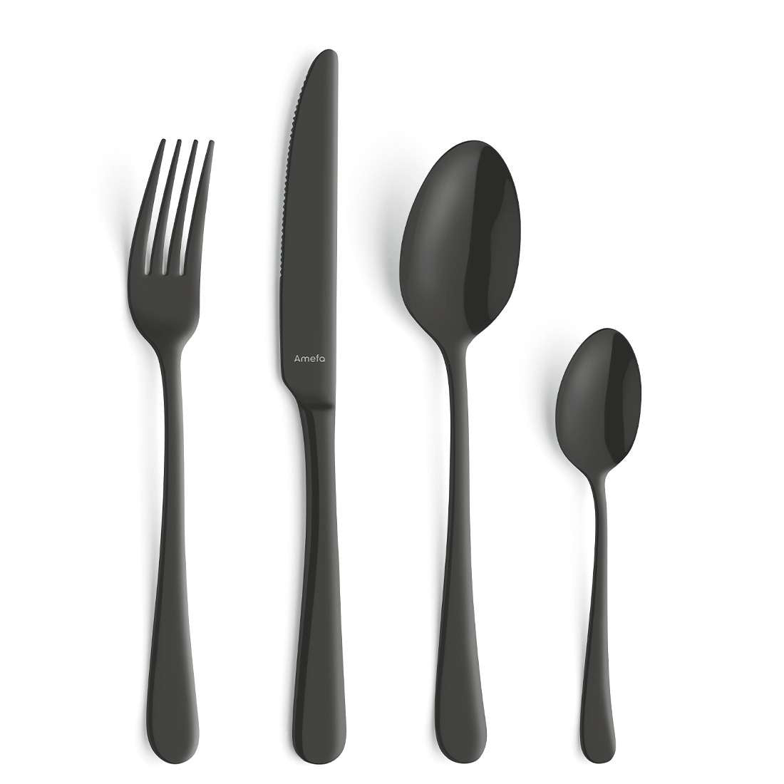 AUSTIN cutlery set 16-piece PVD black