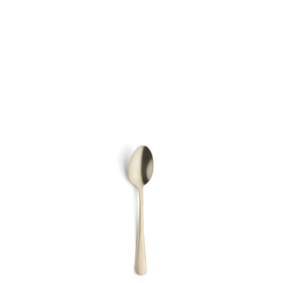 AUSTIN mocha/espresso spoon set, 6 pieces, PVD champagne