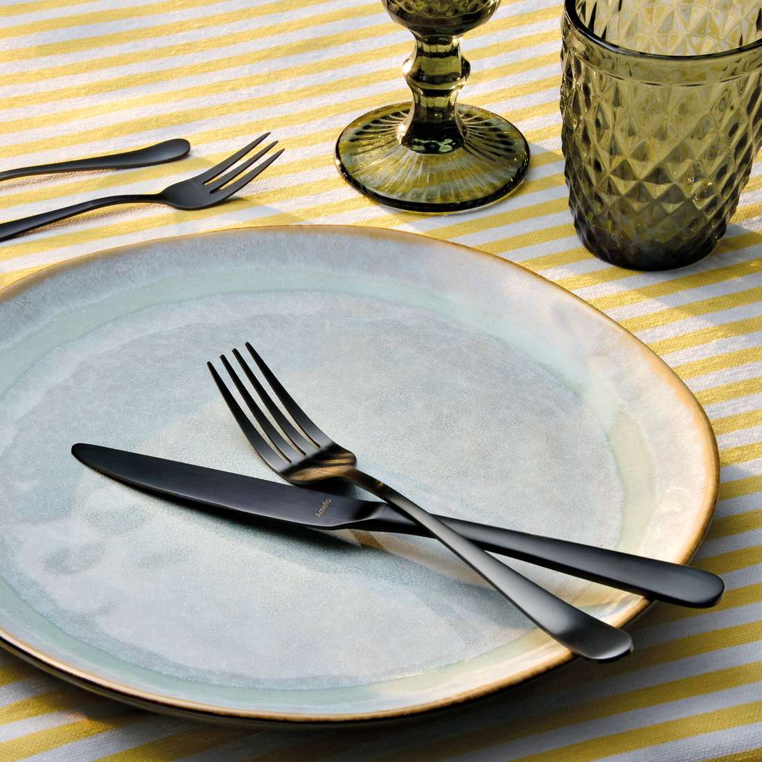 AUSTIN Besteckset 32-teilig PVD schwarz