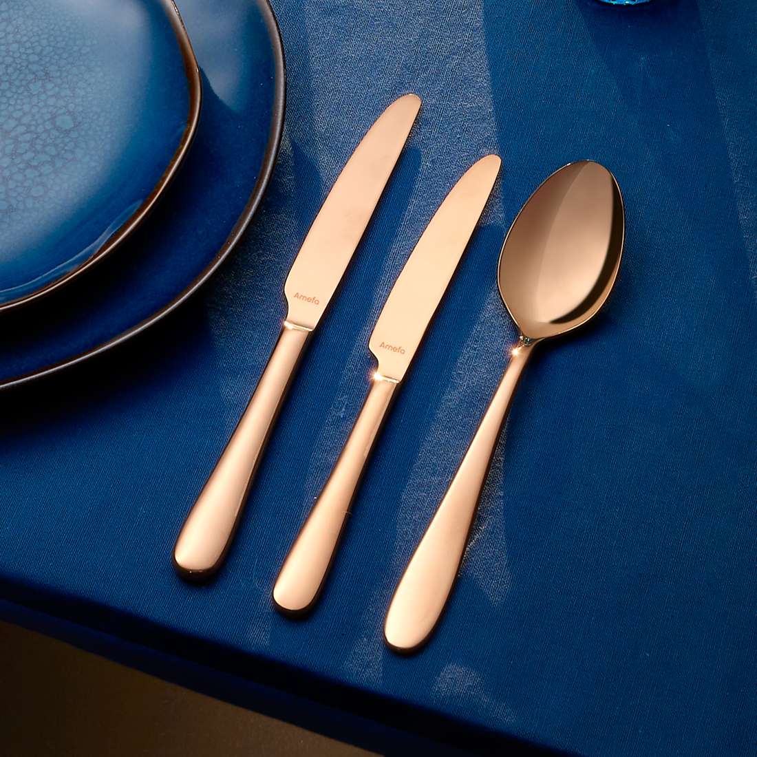 OXFORD cutlery set 24-piece PVD copper
