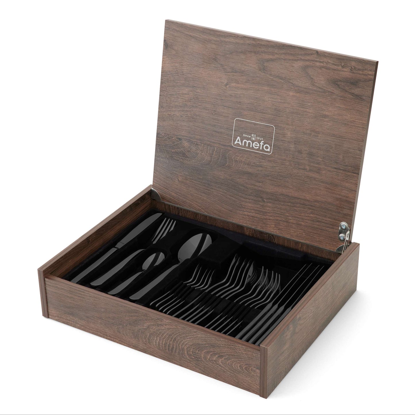 OXFORD cutlery set 24-piece PVD black