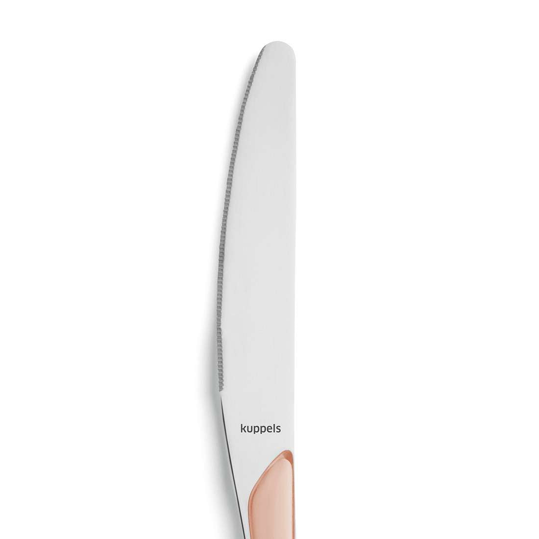 PRISMA dinner knife full handle apricot