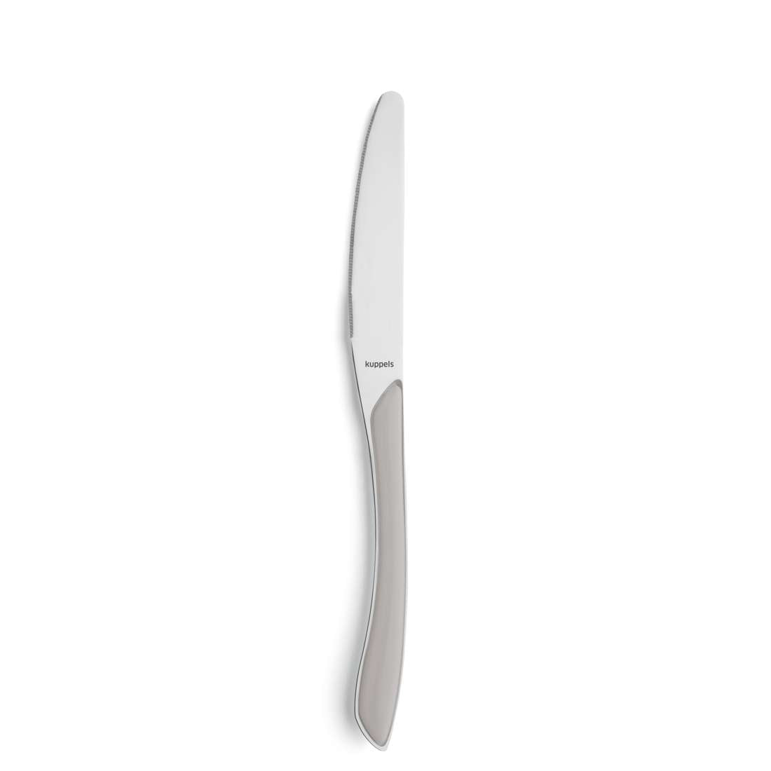 PRISMA dinner knife full handle light grey