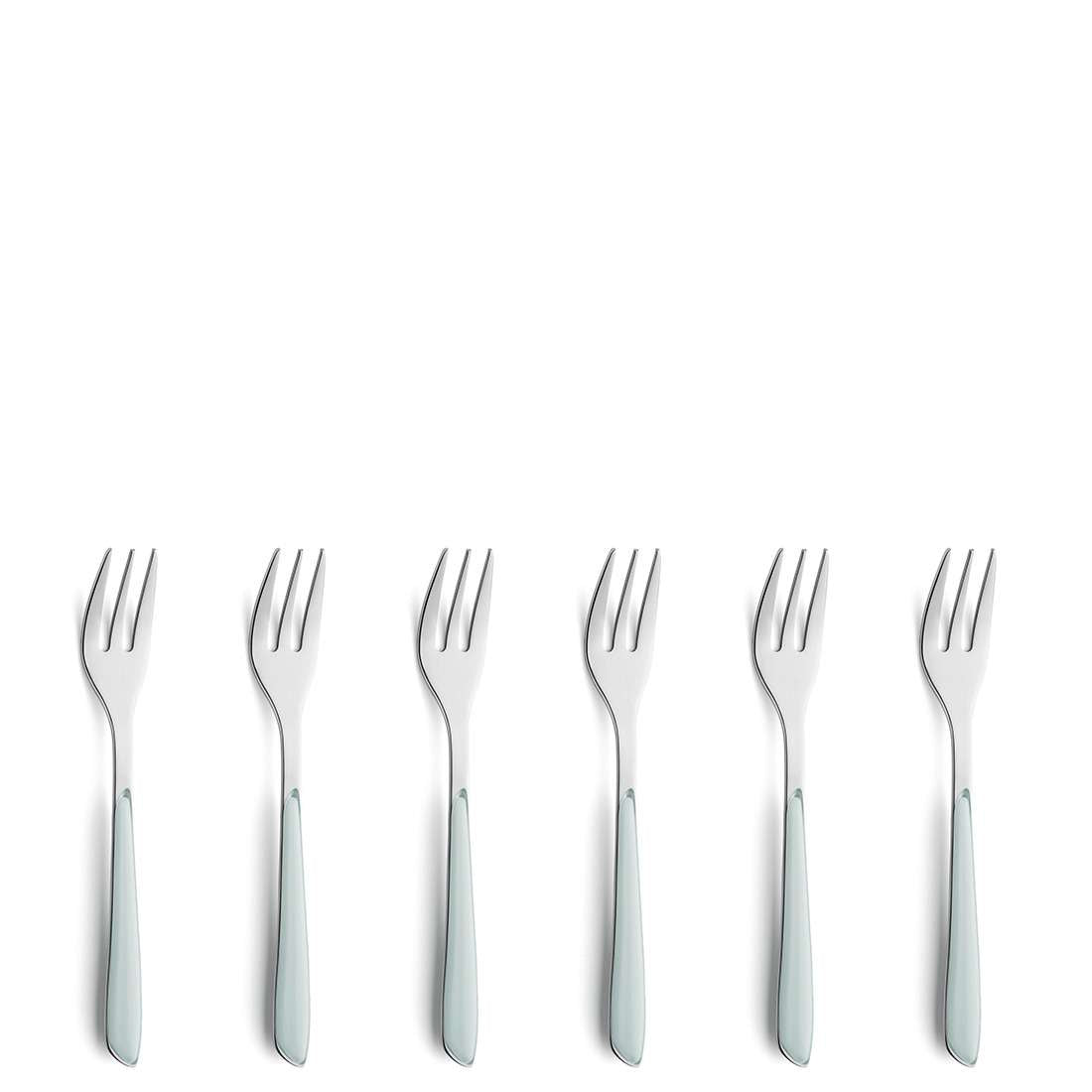 PRISMA cake fork set 6-piece mint