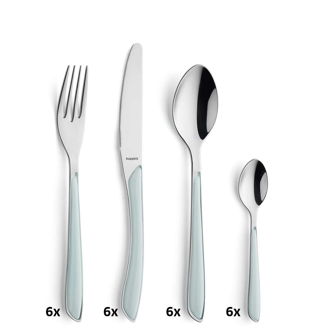 PRISMA cutlery set 24-piece mint