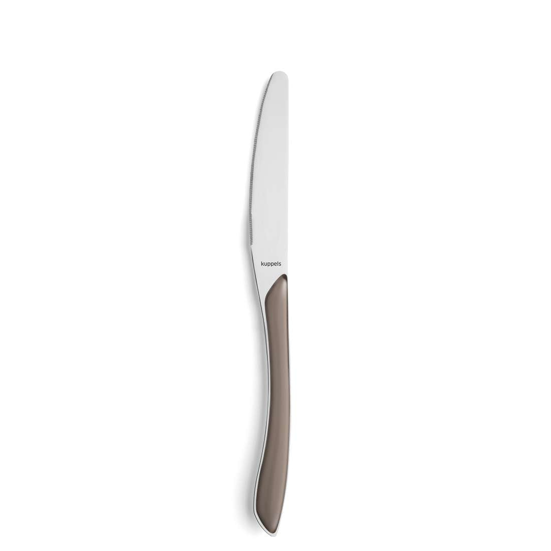 PRISMA dinner knife full handle cocoa