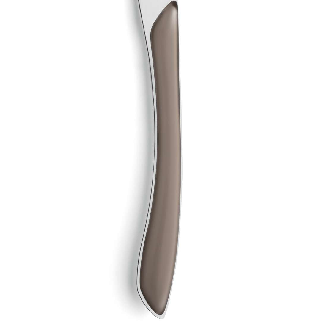 PRISMA dinner knife full handle cocoa