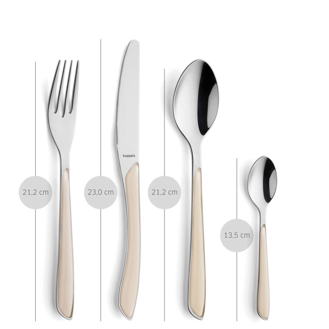 PRISMA cutlery set 24-piece cotton