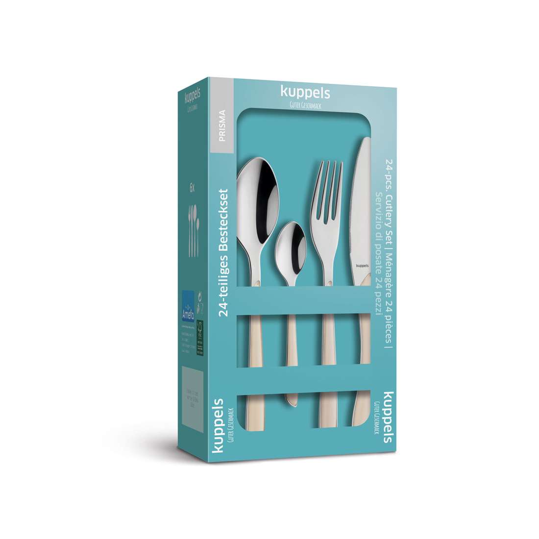 PRISMA cutlery set 24-piece cotton