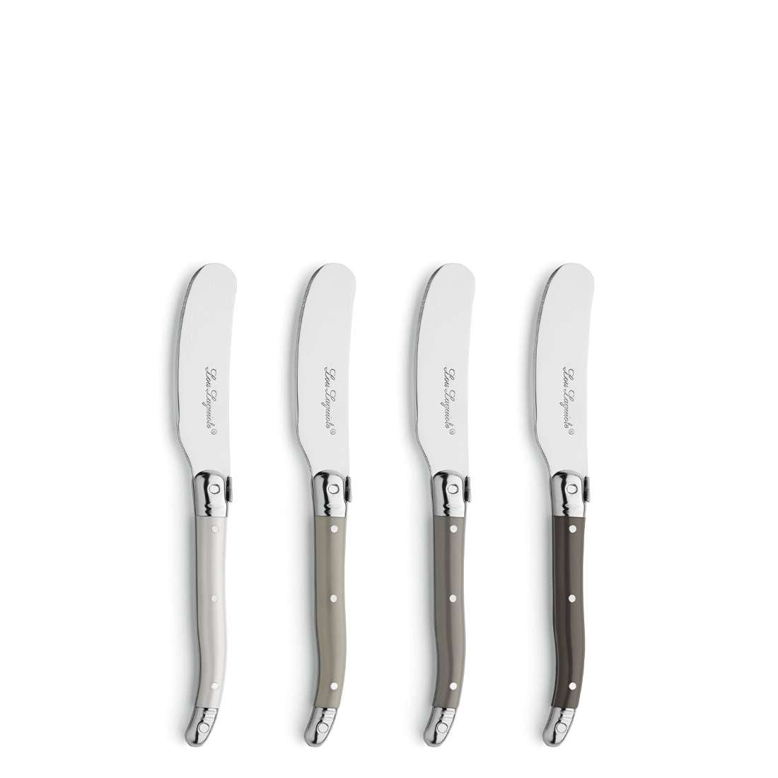 TRADITION Butter Spreader Set 4-piece pearl, pepper, taupe