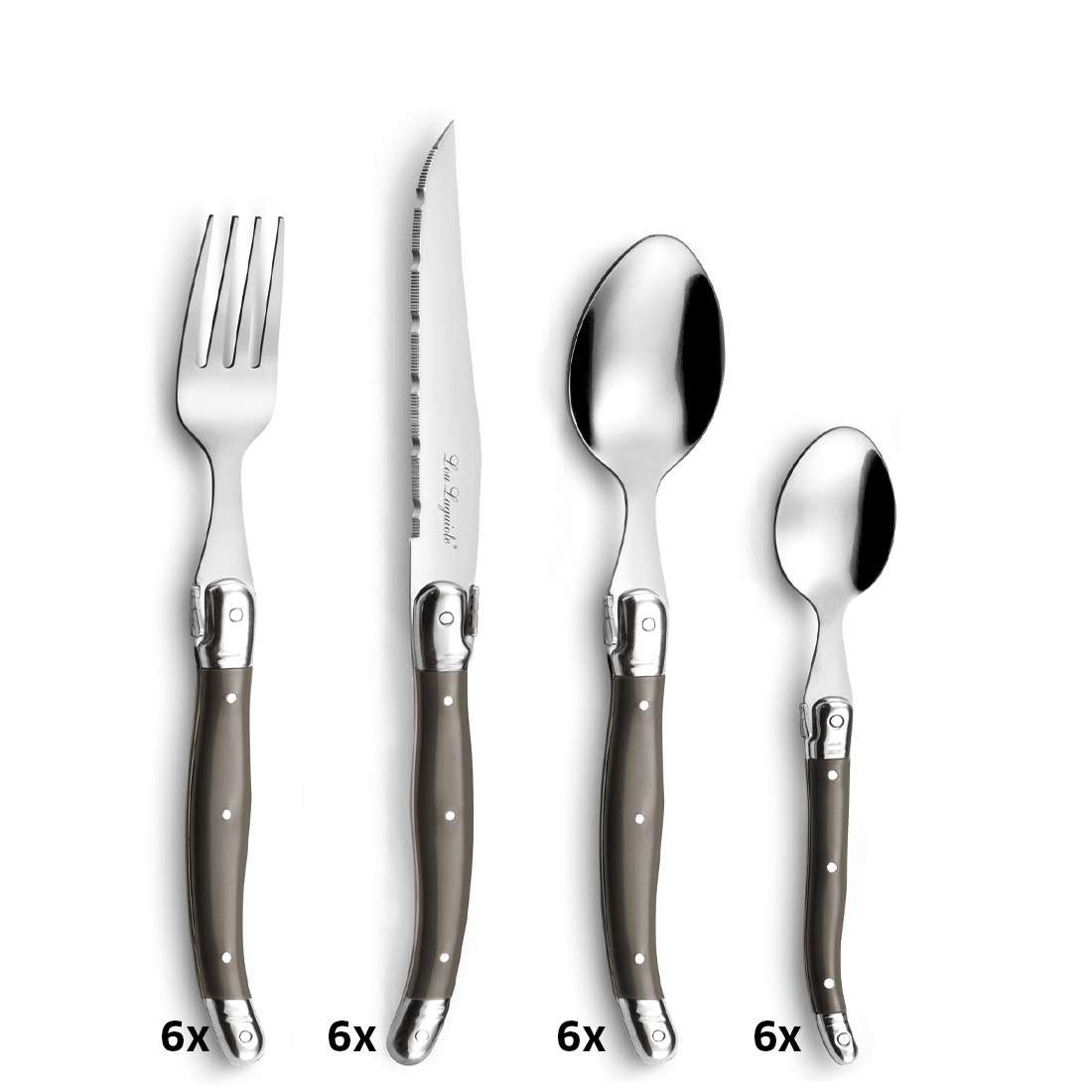 LAGUIOLE / TRADITION cutlery set 24-piece pepper