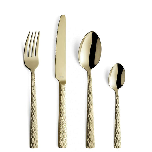 FELICITY cutlery set 24-piece PVD champagne