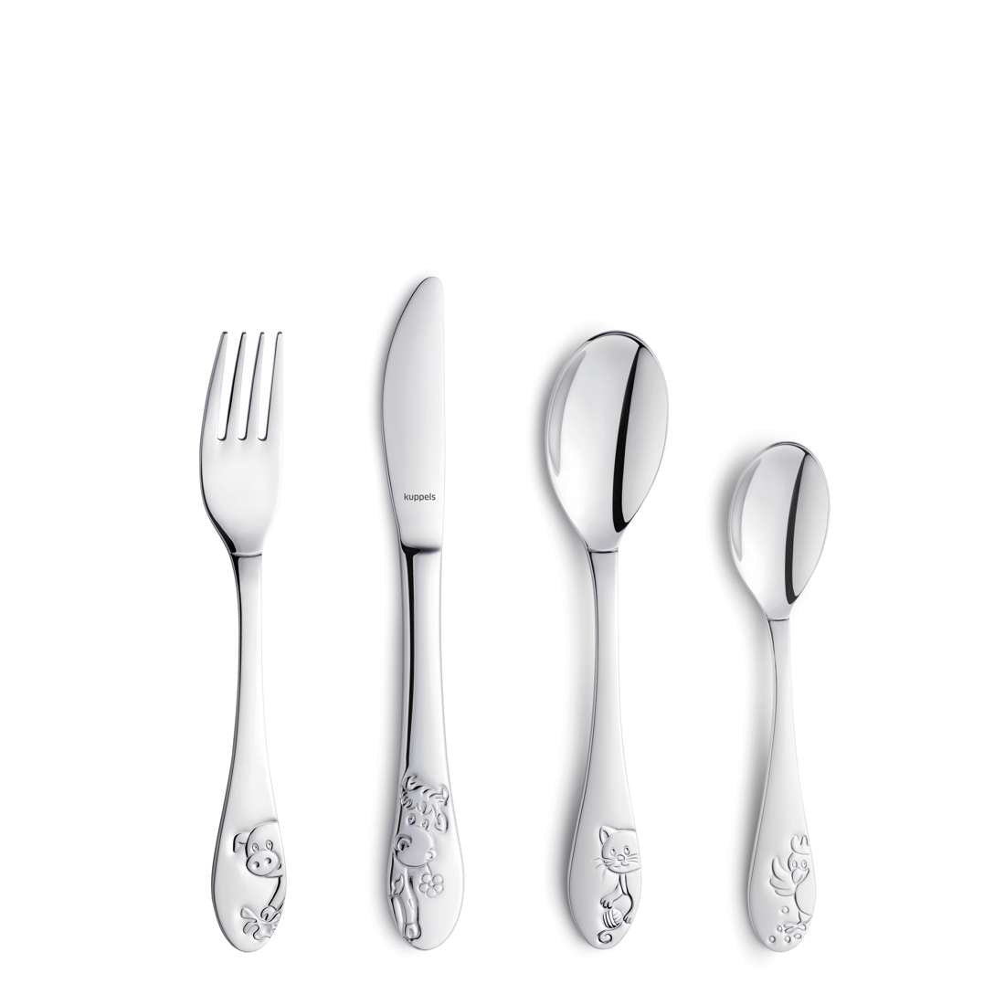 FARMHOUSE FRIENDS children's cutlery set, 4 pieces
