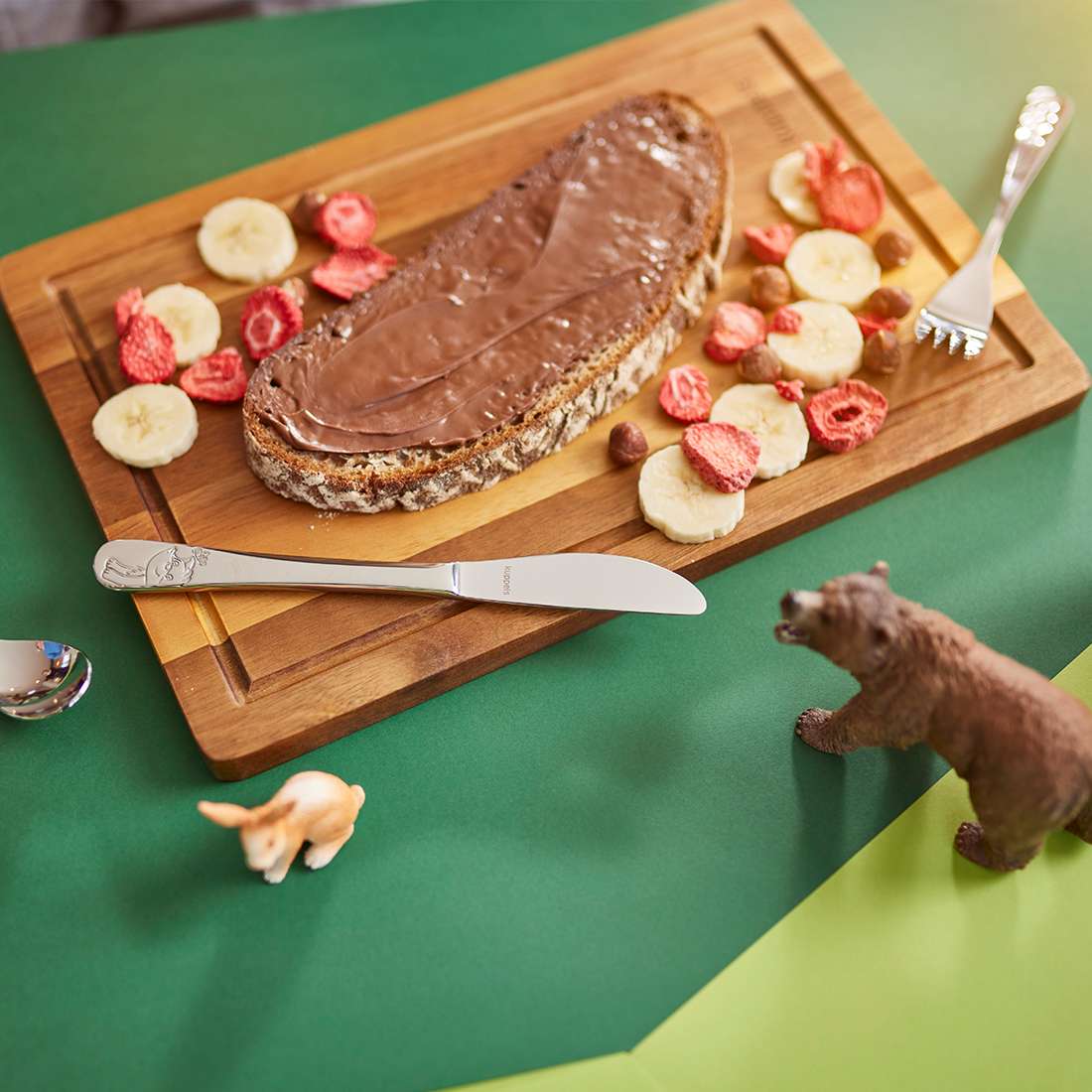 WALDFREUNDE Kinderbesteck Set 4-teilig