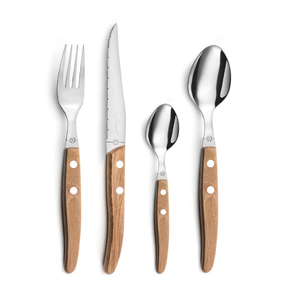 CANOPÉE cutlery set 24-piece wood