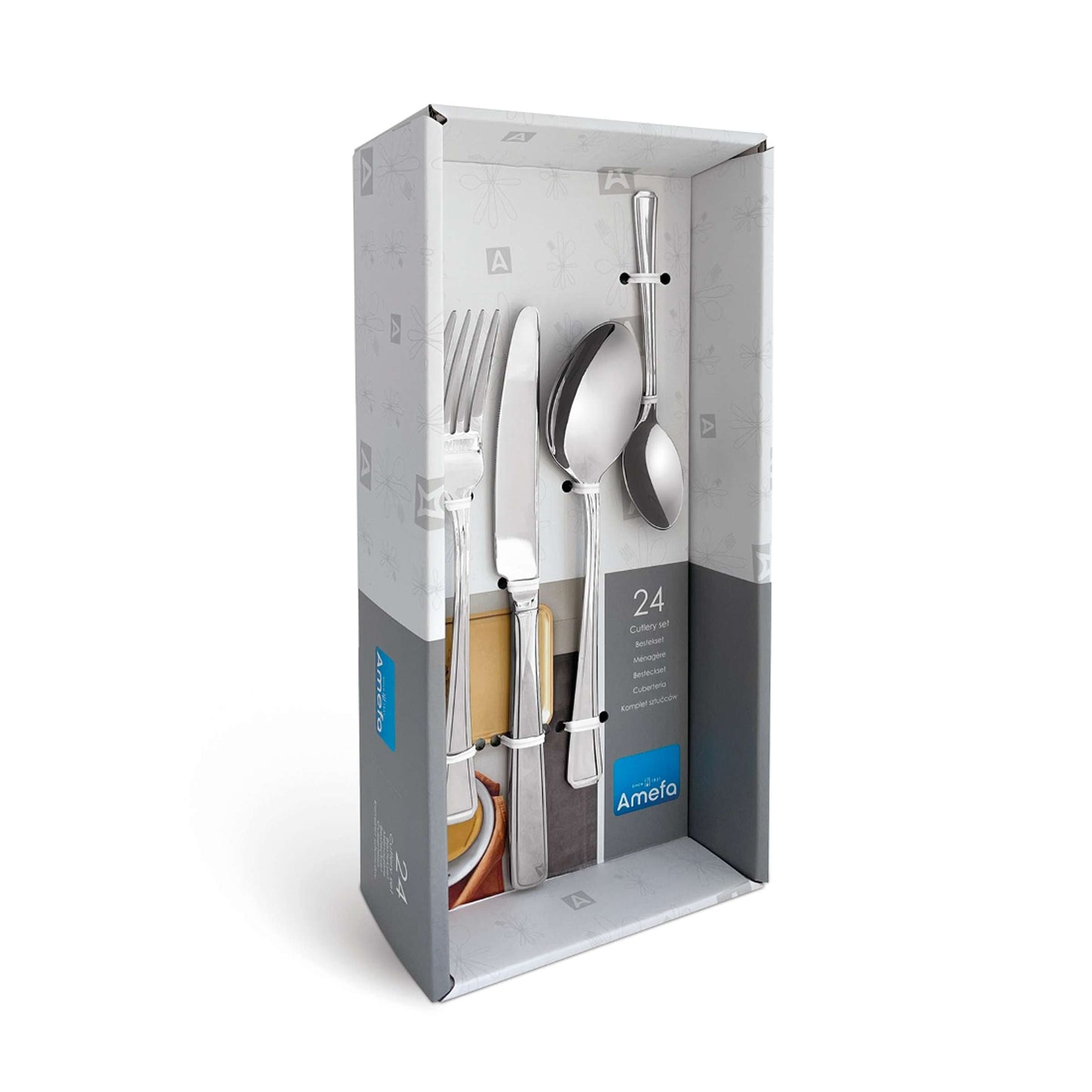 RITA Besteckset 24-teilig silber - Bestecke.de