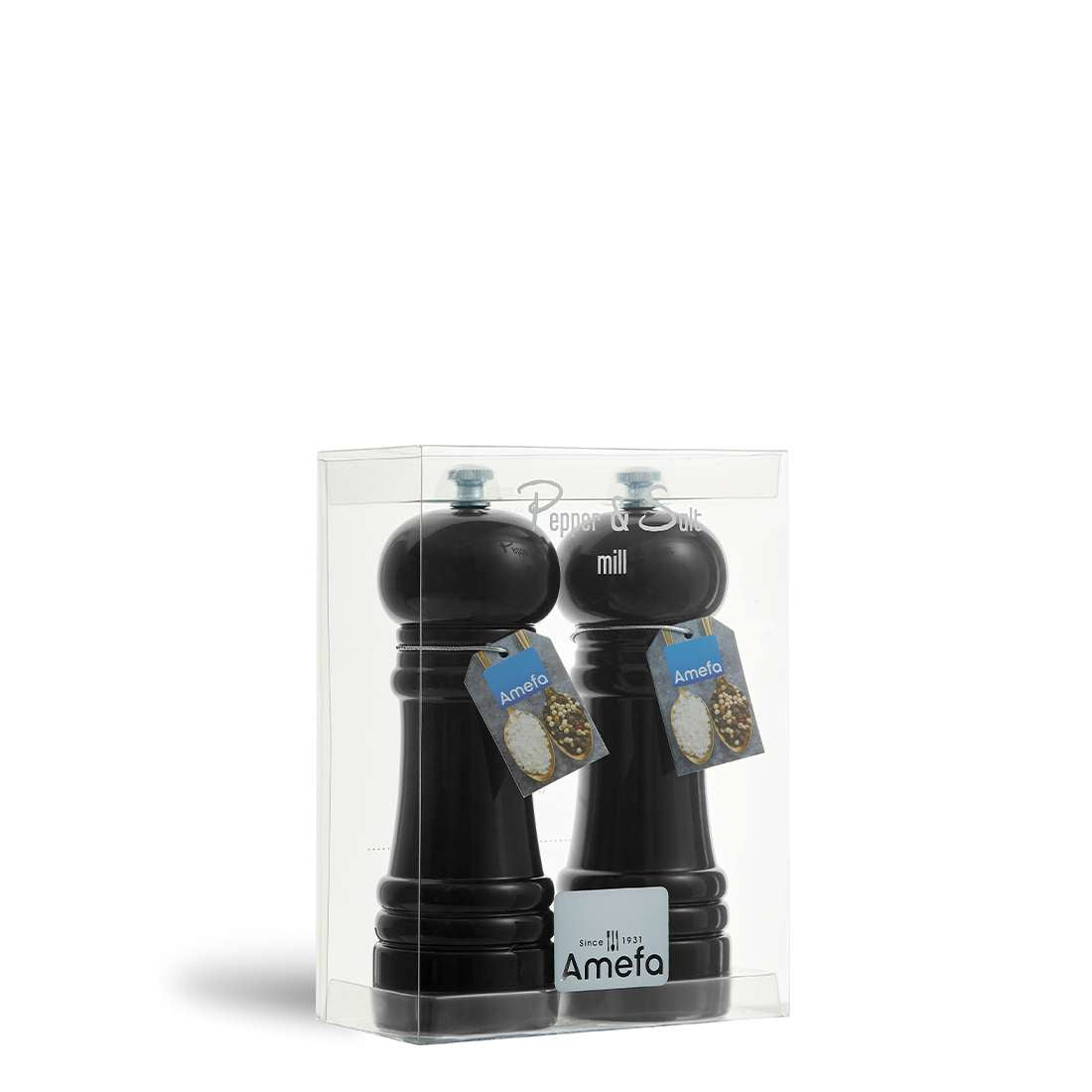 MODERN Salz-/Pfeffermühle Set 2-teilig schwarz