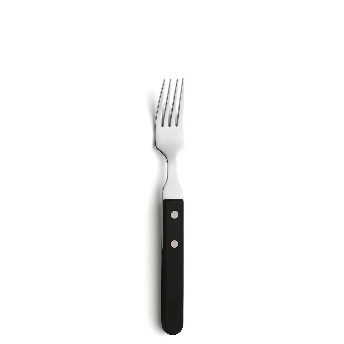 PIZZA steak fork set 6-piece black