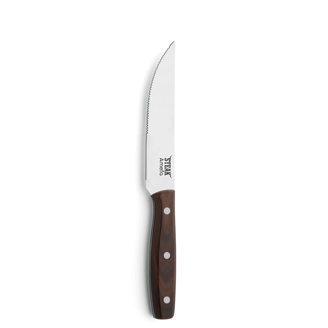 PORTERHOUSE steak knife full handle wood