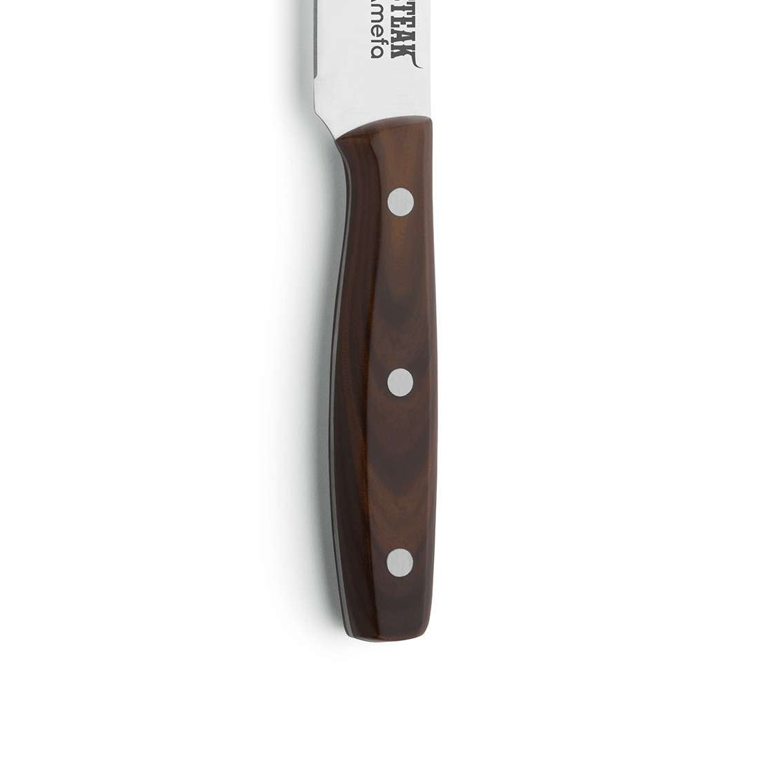 PORTERHOUSE steak knife set 2-piece wood