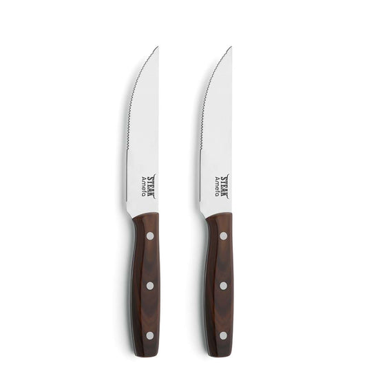 PORTERHOUSE Steakmesser Set 2-teilig holz