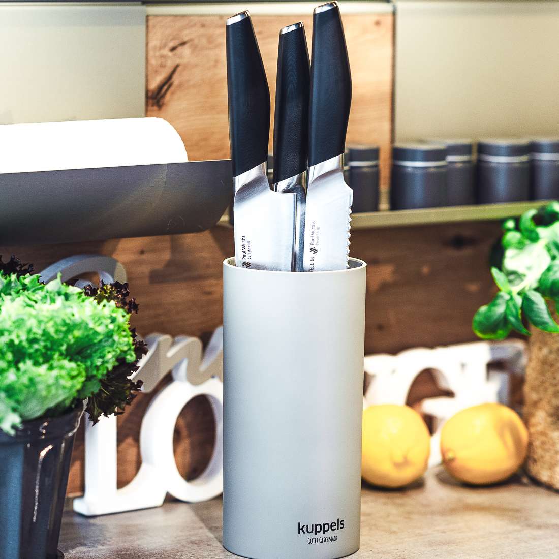 ALL4ONE knife block with bristle insert