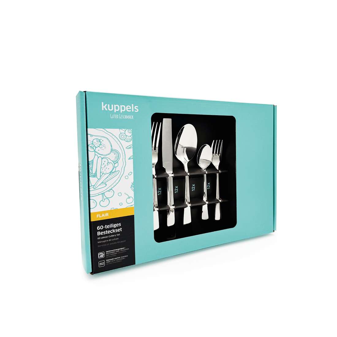 FLAIR cutlery set 60-piece