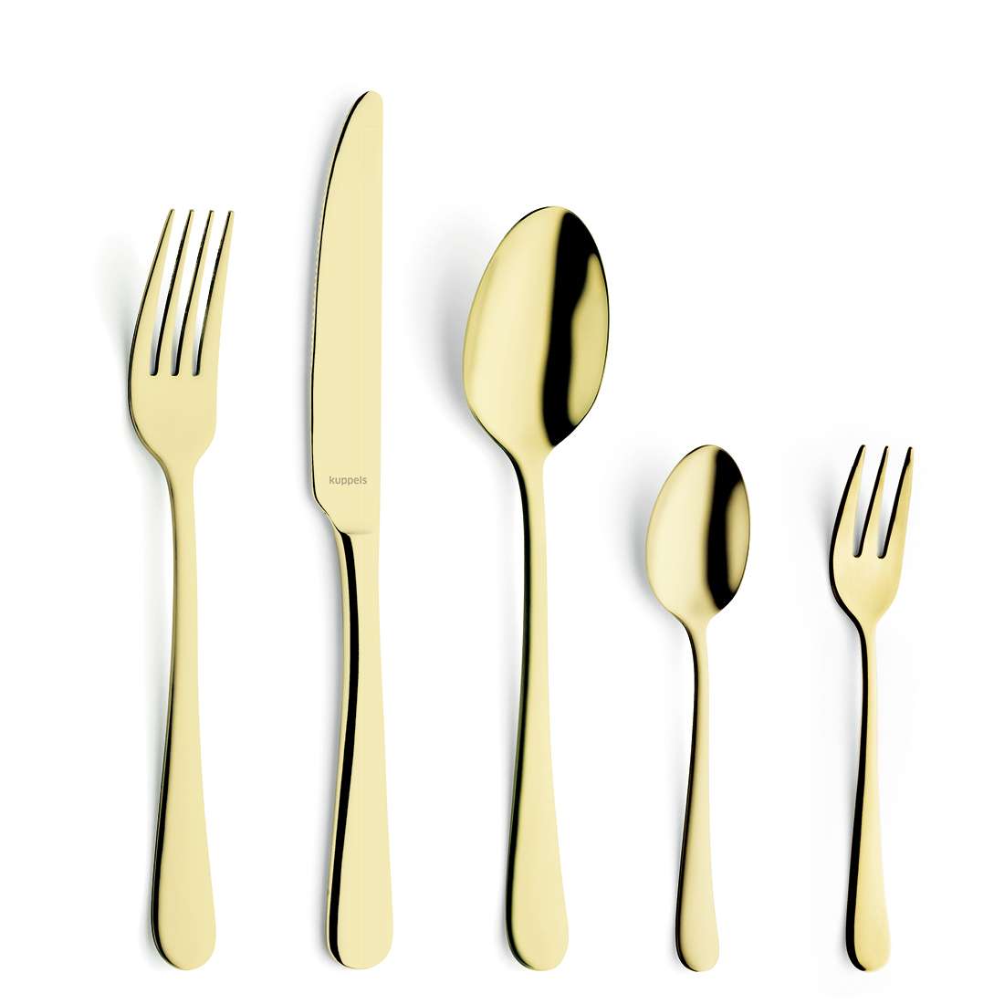 DELIA cutlery set 30-piece PVD champagne