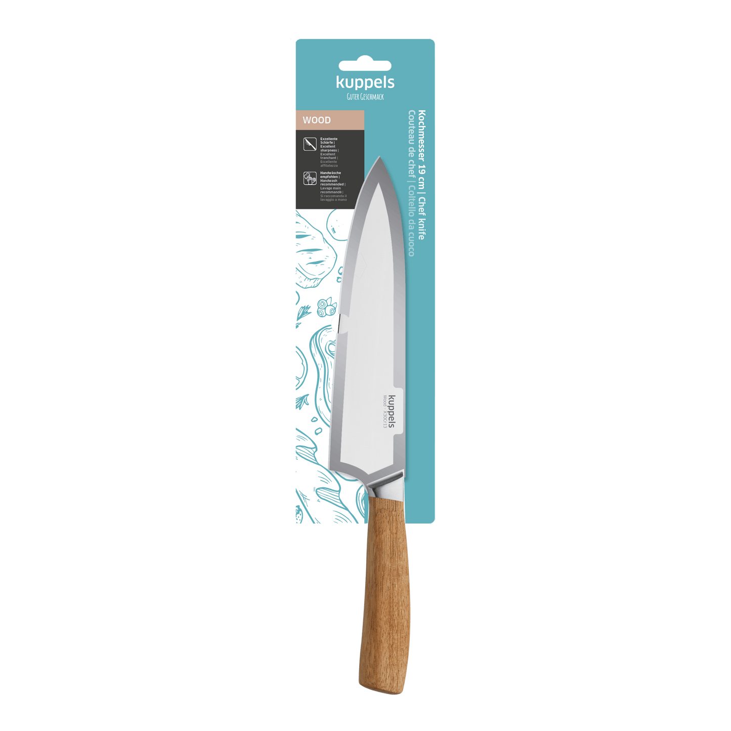 WOOD Kochmesser 8" - Bestecke.de