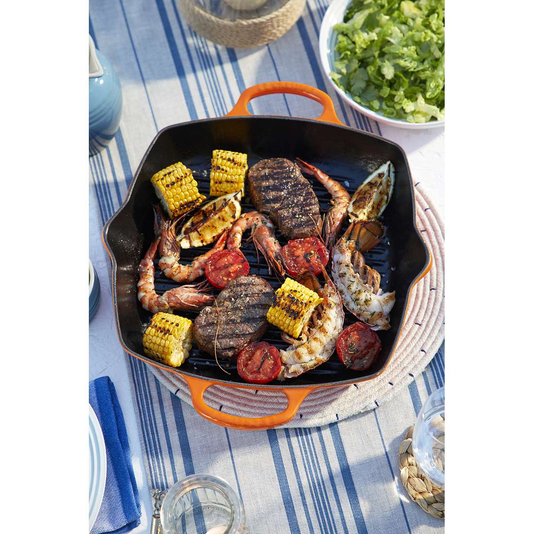 Signature grill plate rectangular 30 cm, rectangular