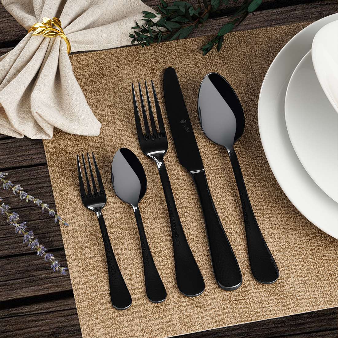 MONDO coffee spoon PVD black