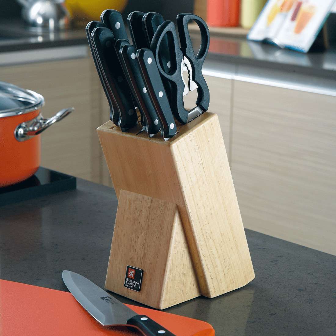 CUCINA knife block 10-piece