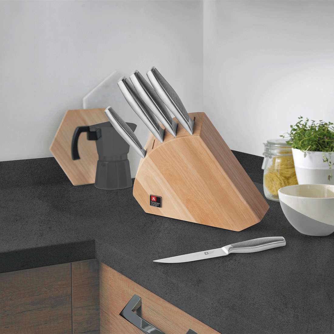 SENSE knife block 5-piece