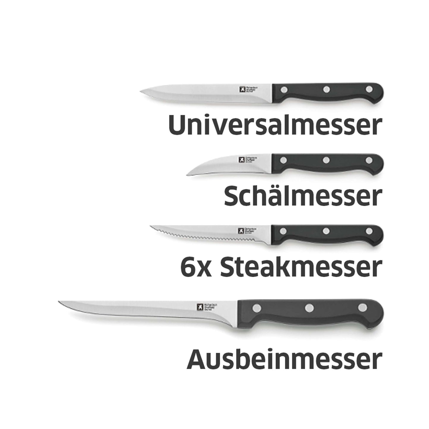 ARTISAN knife block 15-piece