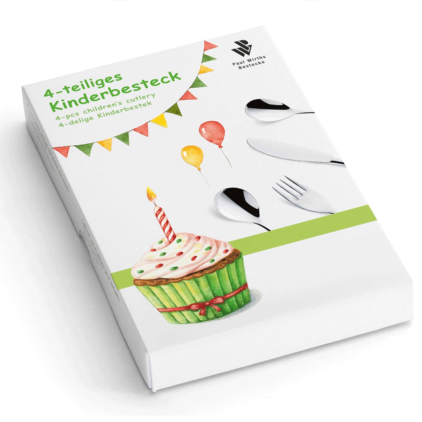 PANDA Kinderbesteck Set 4-teilig - Bestecke.de