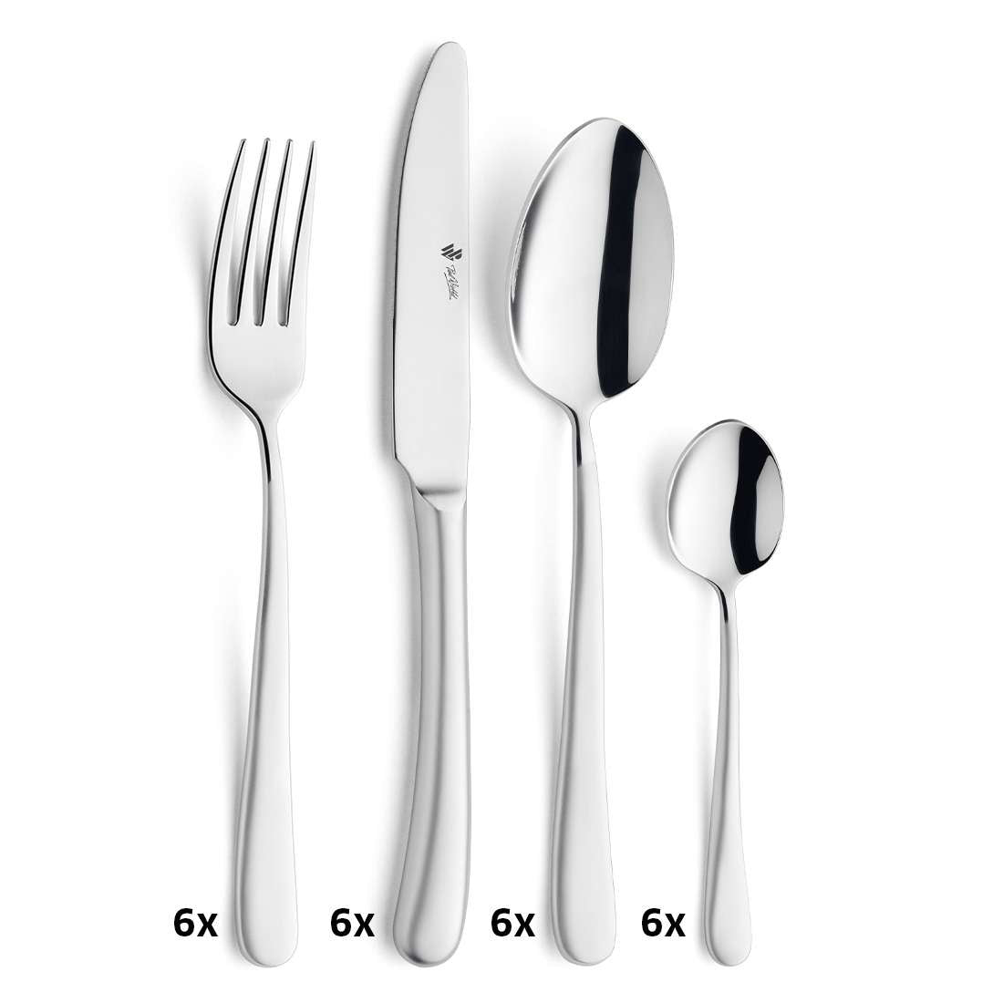 BLUES cutlery set 24-piece