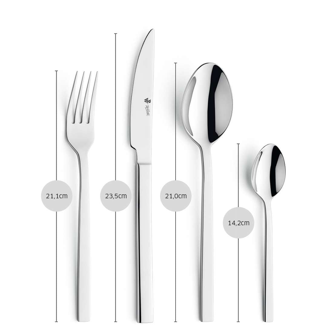EDGE cutlery set 24-piece