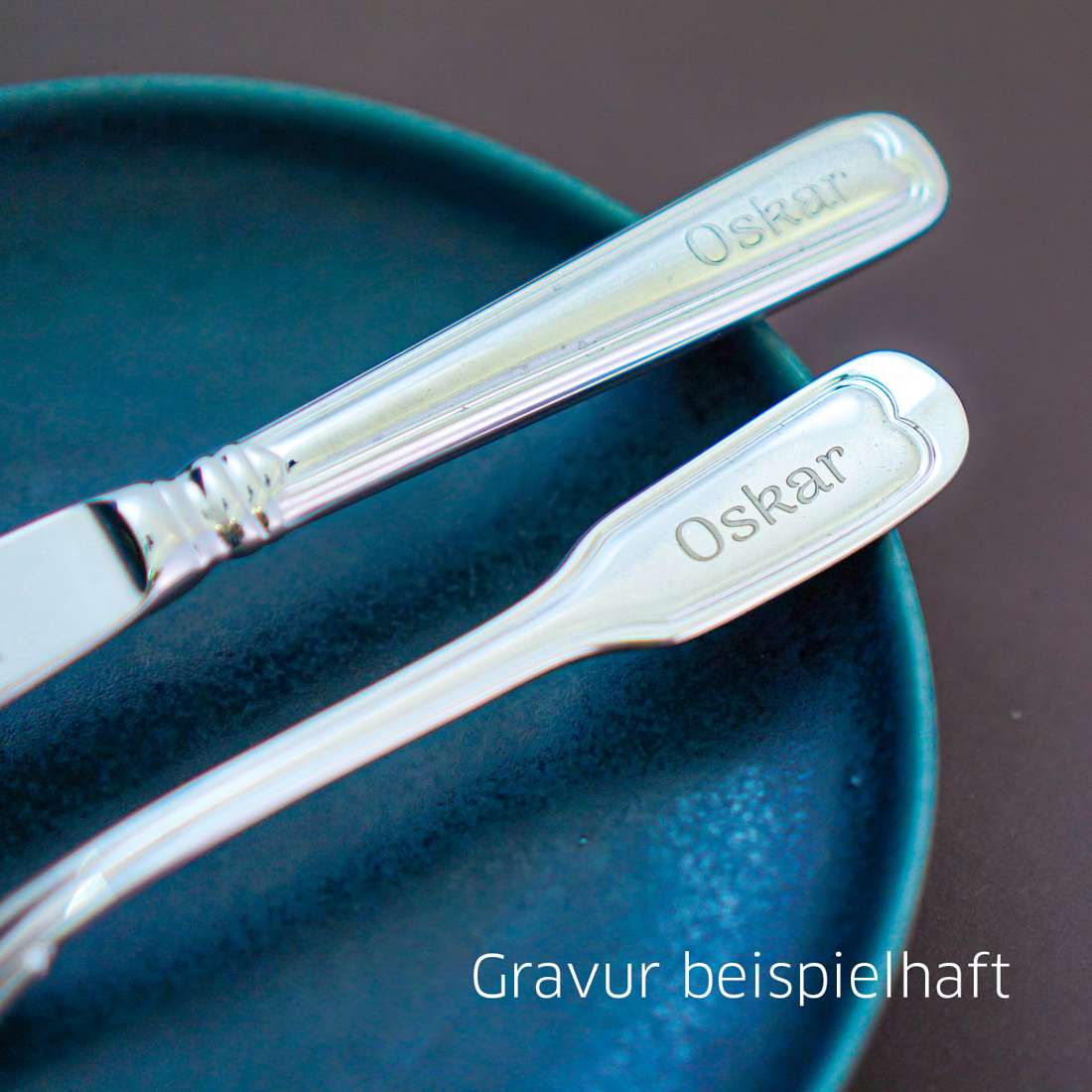 AUGSBURGER FADEN children's cutlery set, 4 pieces