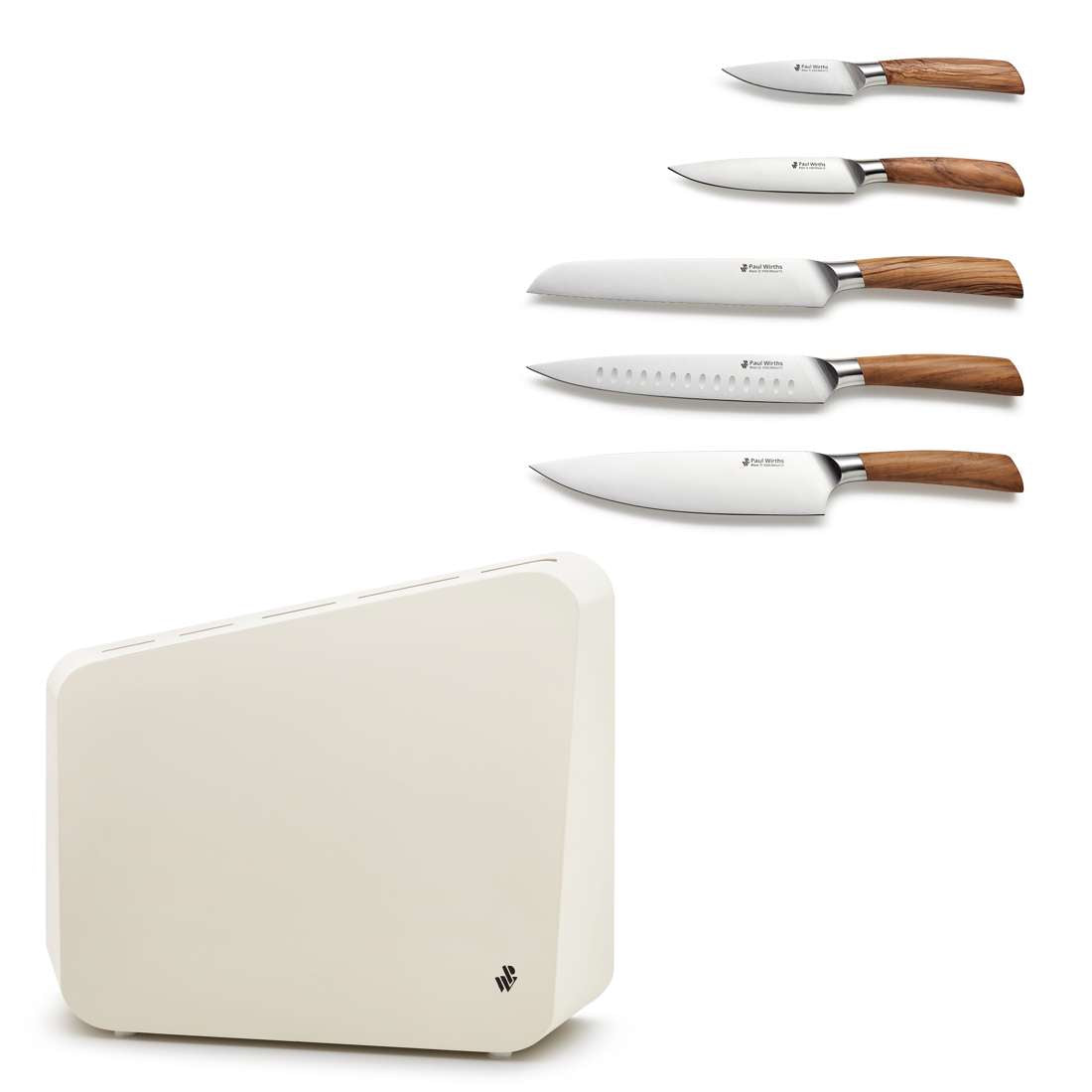 BLAZE knife block 5-piece