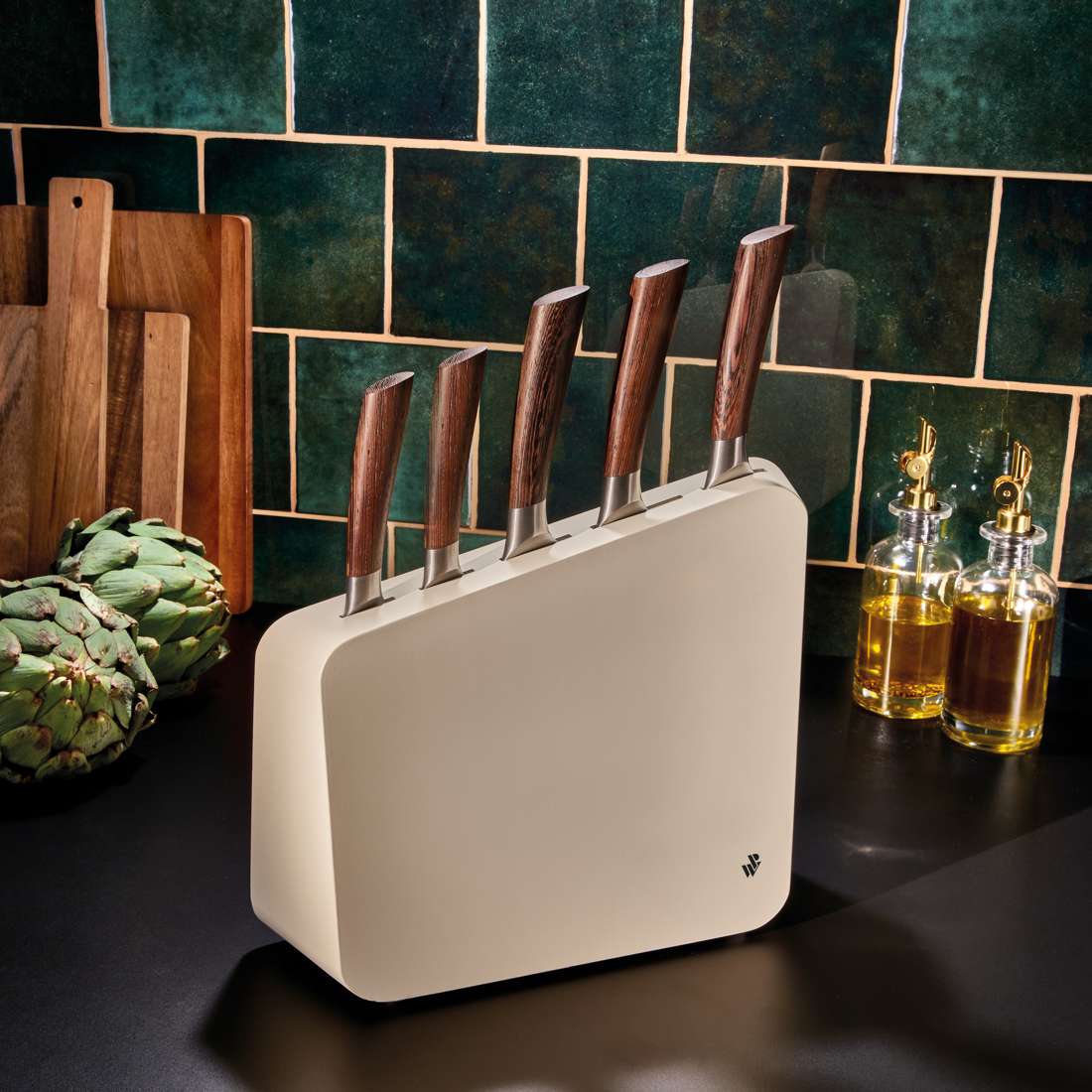 BLAZE knife block 5-piece