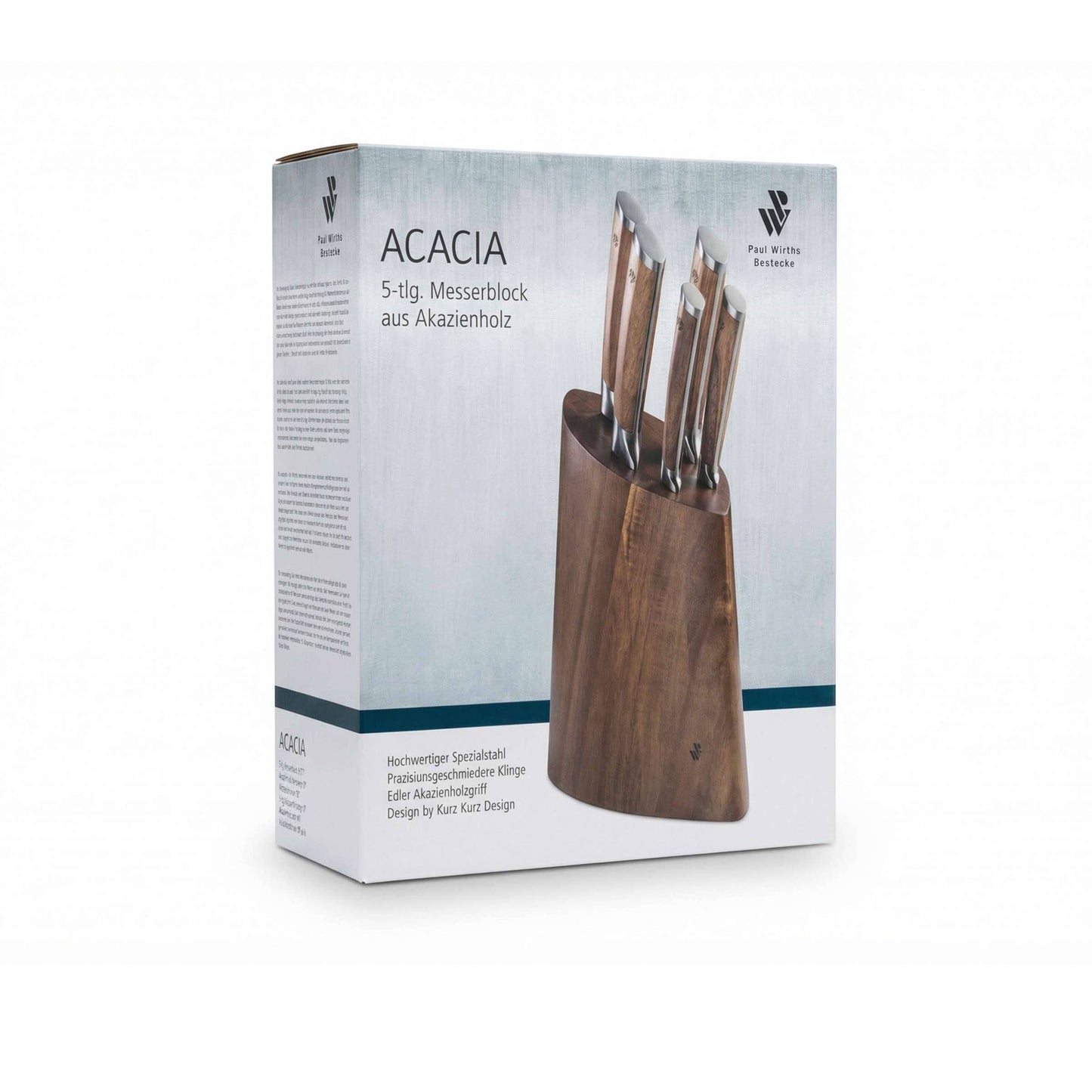 ACACIA Messerblock 5-teilig - Bestecke.de