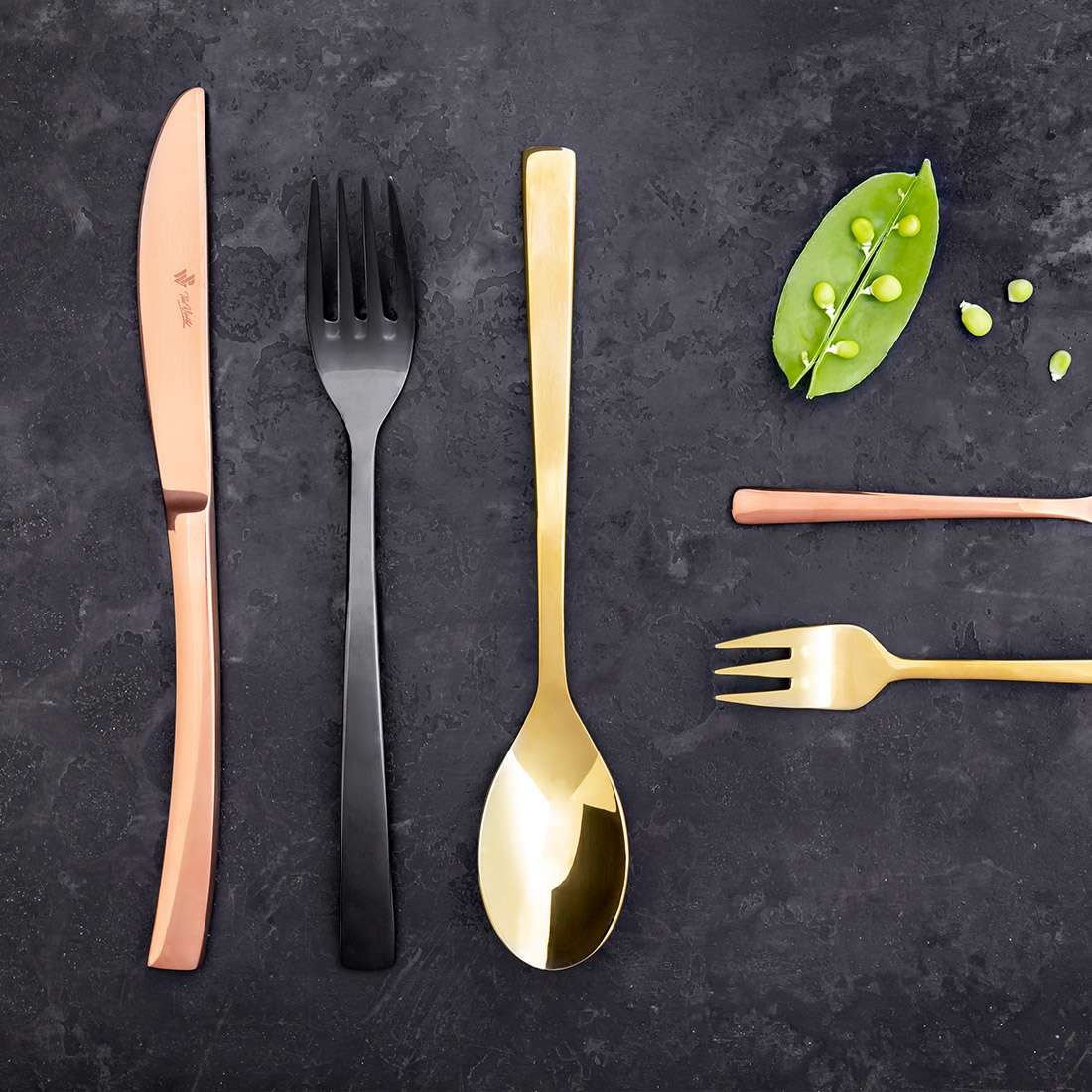 SWING dinner knife full handle PVD copper