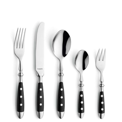 COUNTRY cutlery set 24-piece black