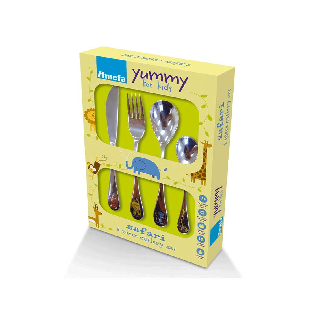SAFARI children's cutlery set, 4 pieces