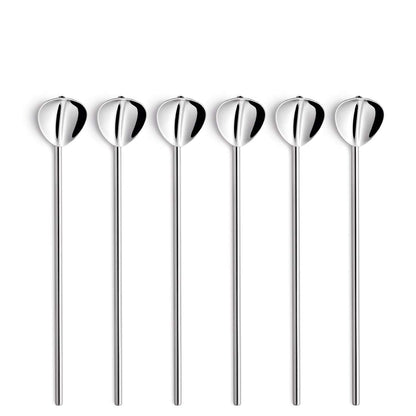 VISTA drinking straw spoon set 6-piece