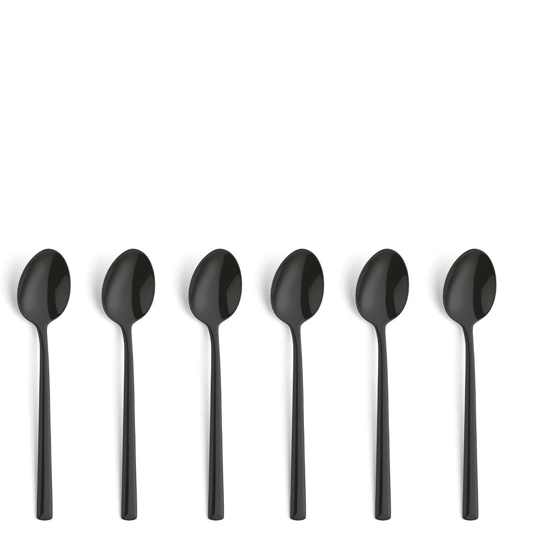 VISTA coffee spoon set 6-piece PVD black